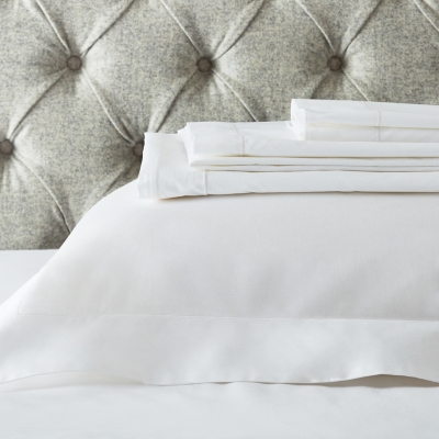 Egyptian Cotton 200 Thread Count Single Row Cord Bed Linen Collection, Bed  Linen Collections