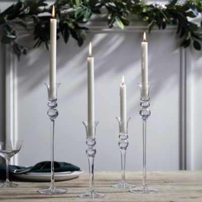 Elegant Large Dinner Candle Holder Home Accessories Sale The White