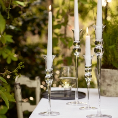 Elegant Small Dinner Candle Holder Candle Holders The White Company UK