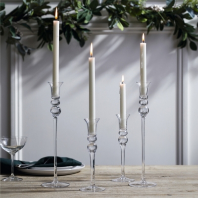 Elegant Small Dinner Candle Holder Candle Holders The White Company UK