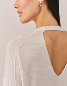 Embellished Jumper with Cashmere