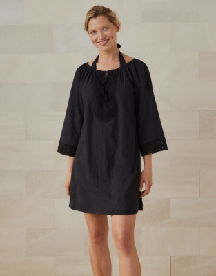 Embroidered Beach Cover Up Clothing Sale The White Company UK