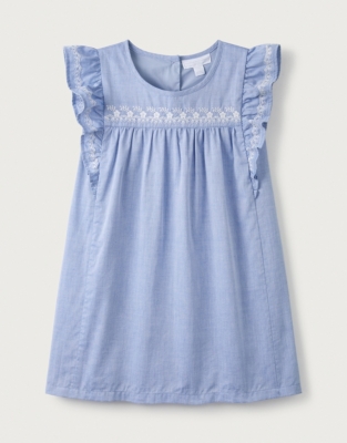 Embroidered Chambray Dress | Baby & Children's Sale | The White Company UK