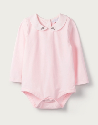 Embroidered Collar Bodysuit View All Baby The White Company US
