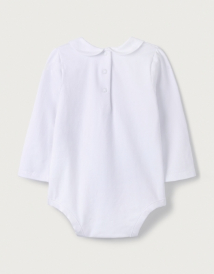 Embroidered-Collar Bodysuit | Baby & Children's Sale | The White Company UK