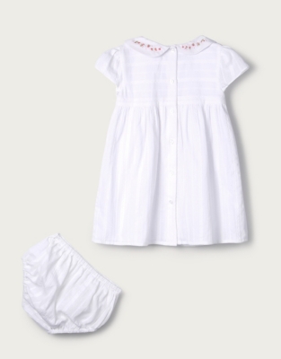 EmbroideredCollar Dress Baby & Children's Sale The White Company UK
