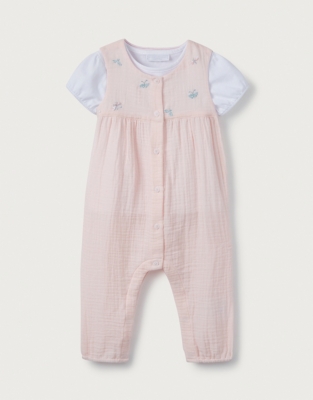Embroidered Romper & Top Set | Baby & Children's Sale | The White ...