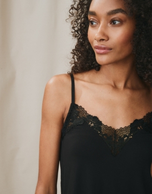 Emilie LaceTrim Pajama Set Sleepwear Sale The White Company US