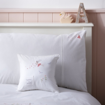 Enchanted Tooth Fairy Cushion Children s Bed Linen The White Company UK