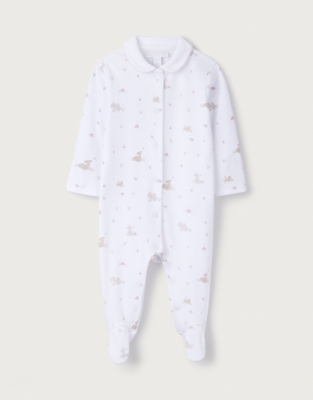 EnchantedWoodlandPrint Sleepsuit Baby Sale The White Company US