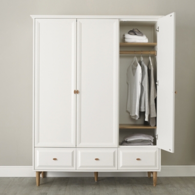 Ercol Devon Large Wardrobe Bedroom Furniture The White Company Uk