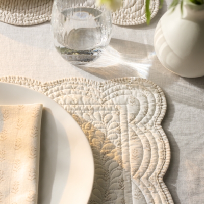 Esme Quilted Reversible Placemats – Set of 2