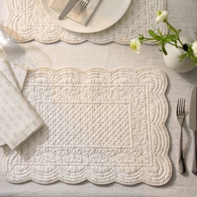 Esme Quilted Reversible Placemats – Set of 2