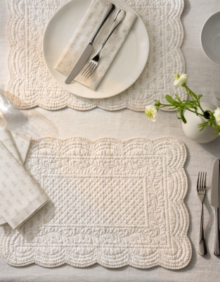 Esme Quilted Reversible Placemats – Set of 2
