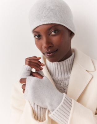 Women's Premium Cashmere Hat, Gloves & Scarf Gift Set