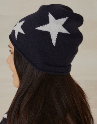 white company hat and scarf