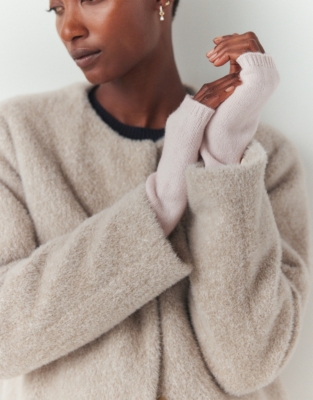 Essential Cashmere Wrist Warmers Accessories Sale The White Company UK