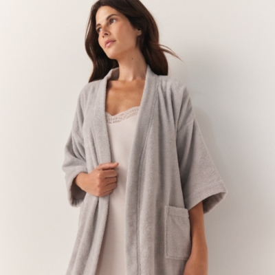 Essential Cotton Short Robe