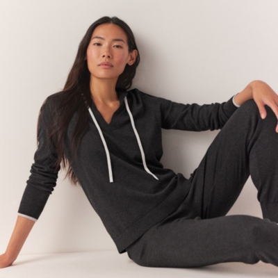 Essential Tipped Knitted Hoodie