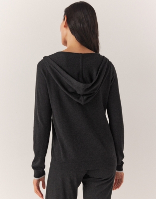 Essential Tipped Knitted Hoodie