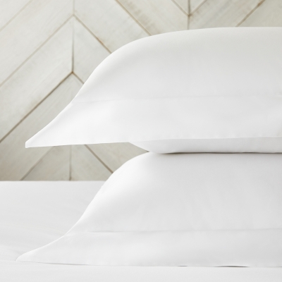 White company discount square pillow cases