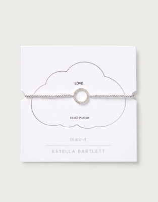 Estella Bartlett CZ Circle Bracelet
