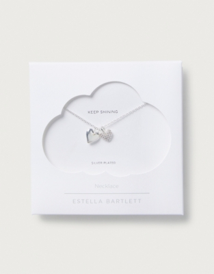 Estella Bartlett Double Heart Necklace | Jewellery & Hair Accessories ...