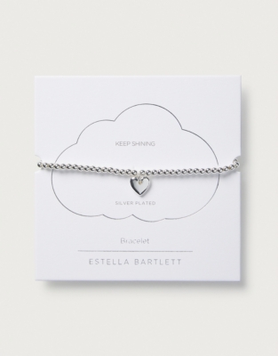 Estella Bartlett Heart Charm Bracelet