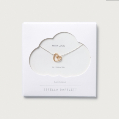 Estella Bartlett Wire Heart Necklace