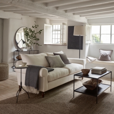 Evesham Cotton Sofa Sofas & Armchairs The White Company UK