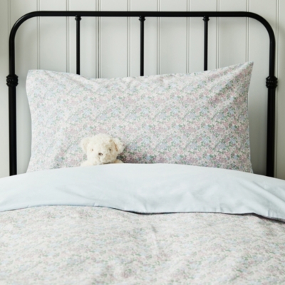 white company cot bed bedding