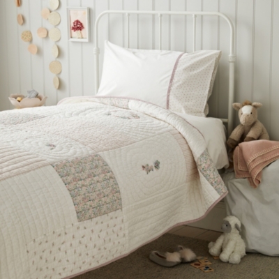 Evie Floral Patchwork Quilt The Little White Company The White