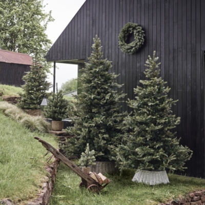 ExtraLarge Wicker Tree Skirt Christmas Tree Decorations The White