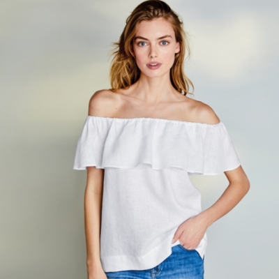 Tops & T-Shirts | Cotton, Linen & Silk | The White Company UK