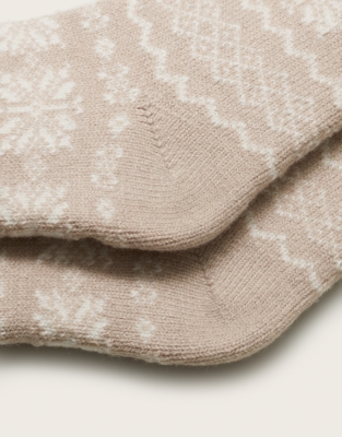 Fair Isle Bed Socks