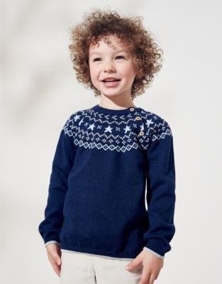 Fair Isle Jumper 18mths 6yrs Boys Clothing The White Company UK