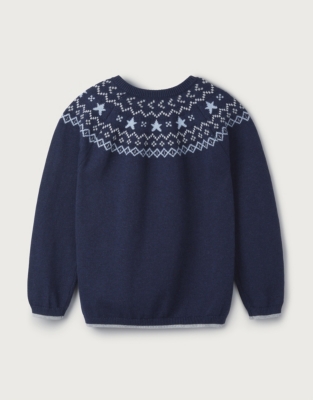 Fair Isle Jumper (018mths) Baby Boys' The White Company UK