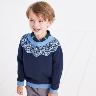Fair Isle Jumper (16yrs) Baby & Children's Sale The White Company UK