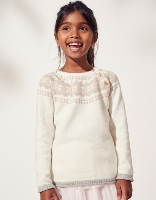 Girls fairisle sale jumper