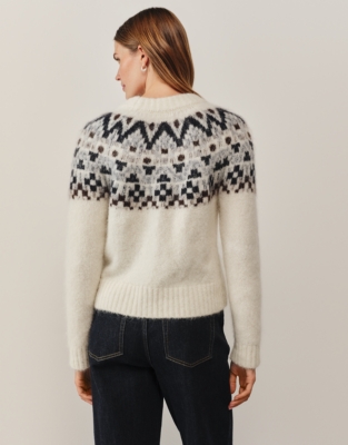 Fair Isle Jumper with Alpaca