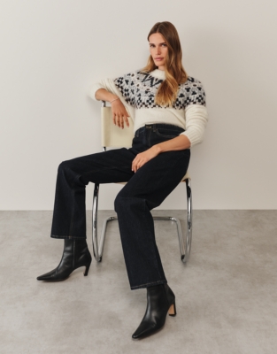 Fair Isle Jumper with Alpaca