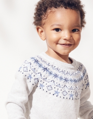 Fair Isle Jumper Baby Boys' The White Company UK