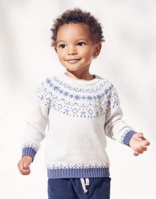 Fair Isle Jumper Baby Boys' The White Company UK