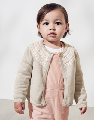 Fair Isle Raglan Cardigan (018mths) Baby Sale The White Company US