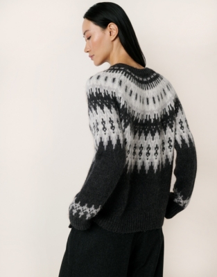  Fairisle Jumper with Alpaca 