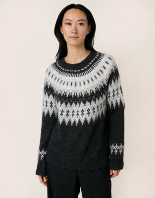 Fairisle Jumper with Alpaca