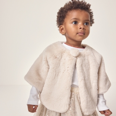 Faux Fur Bolero (18mths–6yrs)