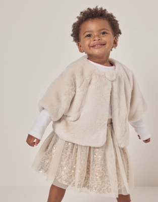Faux Fur Bolero (18mths–6yrs)