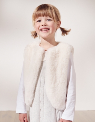 Children's faux deals fur gilet