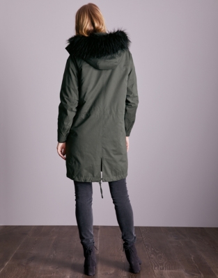 Faux-Fur Lined Parka Coat, Jackets & Coats